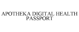 APOTHEKA DIGITAL HEALTH PASSPORT