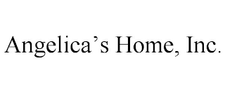 ANGELICA'S HOME, INC.