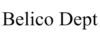 BELICO DEPT