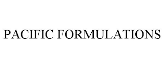 PACIFIC FORMULATIONS