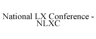 NATIONAL LX CONFERENCE - NLXC