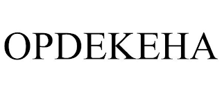 OPDEKEHA
