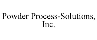 POWDER PROCESS-SOLUTIONS, INC.
