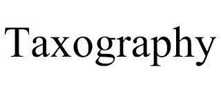 TAXOGRAPHY