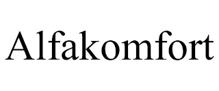 ALFAKOMFORT