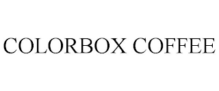 COLORBOX COFFEE