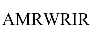 AMRWRIR