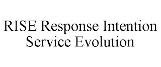 RISE RESPONSE INTENTION SERVICE EVOLUTION