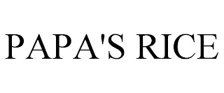 PAPA'S RICE