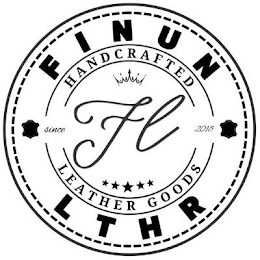 FINUN HANDCRAFTED FL SINCE 2018 LEATHER GOODS LTHR