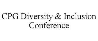 CPG DIVERSITY & INCLUSION CONFERENCE