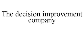 THE DECISION IMPROVEMENT COMPANY