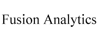 FUSION ANALYTICS