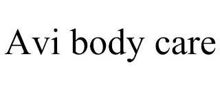 AVI BODY CARE