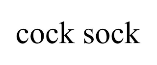 COCK SOCK