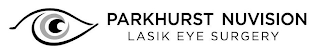 PARKHURST NUVISION LASIK EYE SURGERY