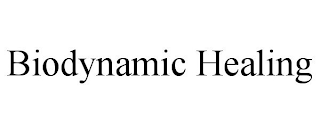 BIODYNAMIC HEALING