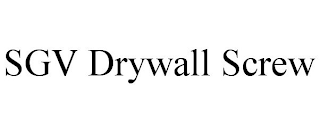 SGV DRYWALL SCREW