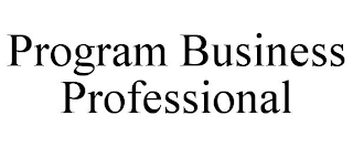 PROGRAM BUSINESS PROFESSIONAL