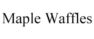 MAPLE WAFFLES