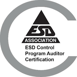 C ESD ASSOCIATION ESD CONTROL PROGRAM AUDITOR CERTIFICATION