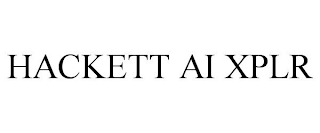 HACKETT AI XPLR