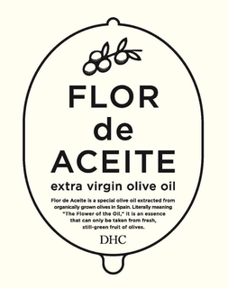 FLOR DE ACEITE EXTRA VIRGIN OLIVE OIL FLOR DE ACEITE IS A SPECIAL OLIVE OIL EXTRACTED FROM ORGANICALLY GROWN OLIVES IN SPAIN. LITERALLY MEANING "THE FLOWER OF THE OIL," IT IS AN ESSENCE THAT CAN ONLY BE TAKEN FROM FRESH, STILL-GREEN FRUIT OF OLIVES. DHC