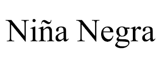 NIÑA NEGRA
