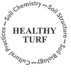 HEALTHY TURF SOIL CHEMISTRY SOIL STRUCTURE SOIL BIOLOGY CULTURAL PRACTICES