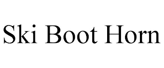 SKI BOOT HORN
