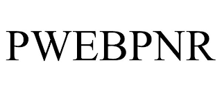 PWEBPNR