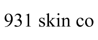 931 SKIN CO
