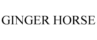 GINGER HORSE