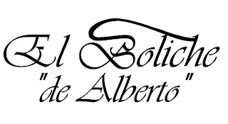 EL BOLICHE "DE ALBERTO"