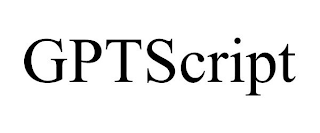 GPTSCRIPT