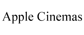 APPLE CINEMAS