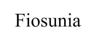 FIOSUNIA