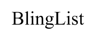 BLINGLIST