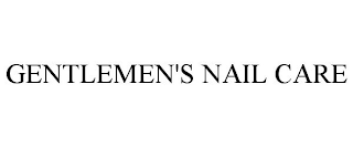 GENTLEMEN'S NAIL CARE