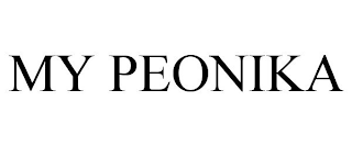 MY PEONIKA