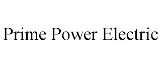 PRIME POWER ELECTRIC