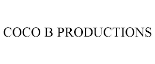 COCO B PRODUCTIONS trademark