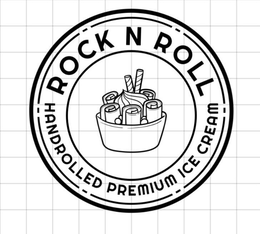 ROCK N ROLL, HANDROLLED PREMIUM ICE CREAM