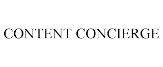 CONTENT CONCIERGE