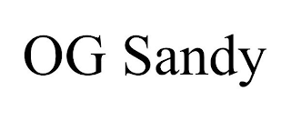 OG SANDY