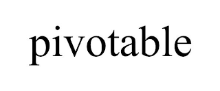 PIVOTABLE