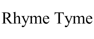 RHYME TYME