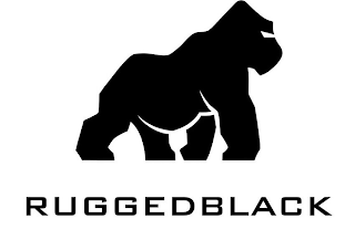 A BLACK GORILLA OVER THE NAME RUGGED BLACK