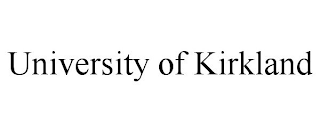 UNIVERSITY OF KIRKLAND