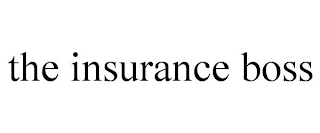 THE INSURANCE BOSS